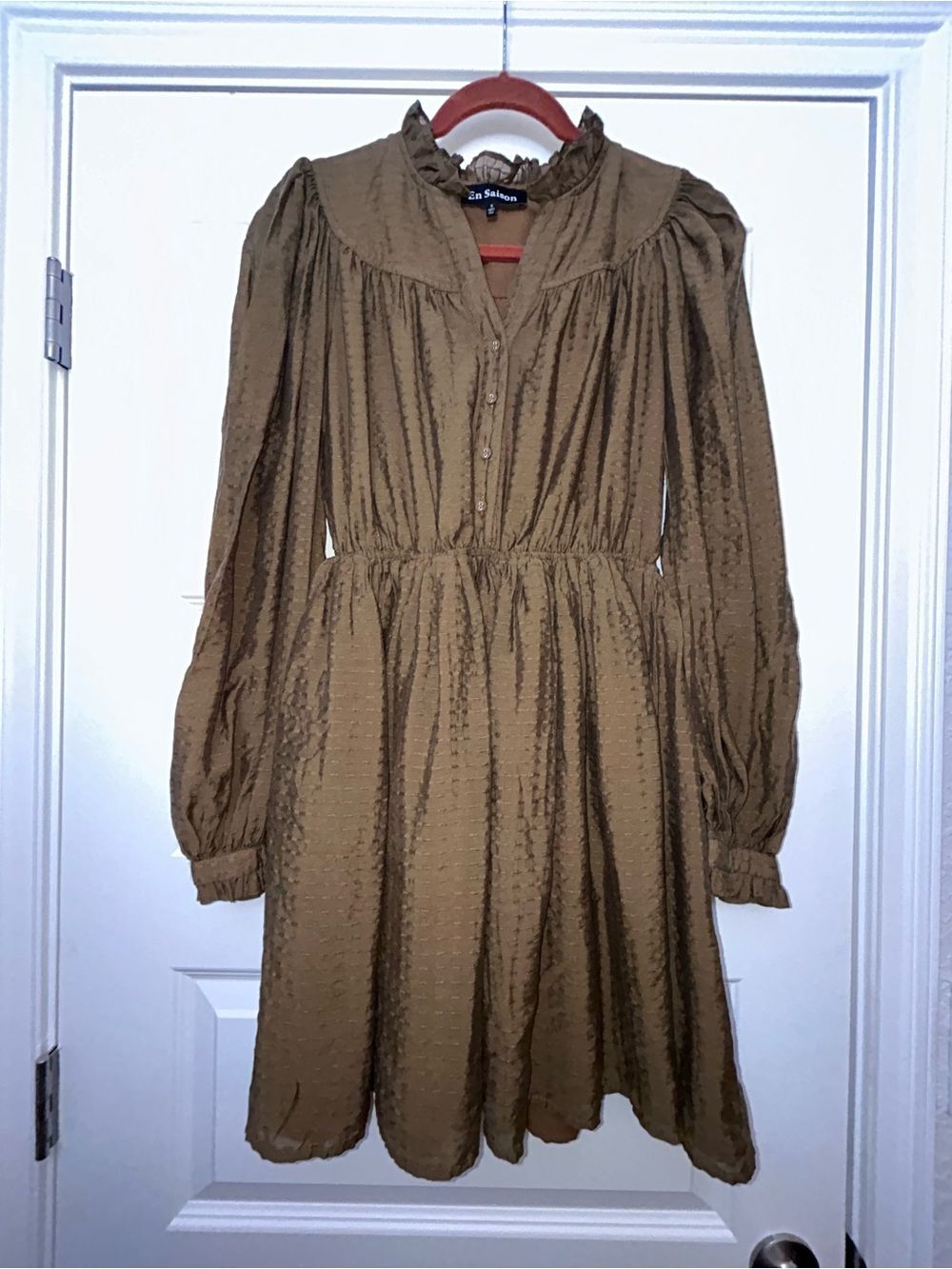 En Saison Brea Cottagecore A-Line Mini Dress